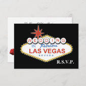 Vegas mariage rsvp (Devant / Derrière)