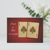 Vegas mariage rsvp standard 3,5 x 5 (Debout devant)