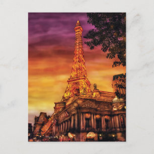 Vegas - Parijs - het Parijs Hotel Briefkaart