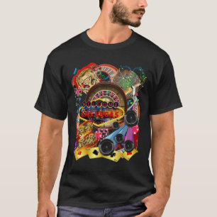 Vegas Party mannen Dark All Styles Uitzicht Hints T-shirt