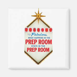 Vegas-preparatiekamer grappige magneet