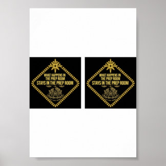 Vegas-preparatiekamer Grappige Poster