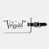 "Vegas!" RetroLV.Com-Bagagelabel Bagagelabel (Voorkant horizontaal)