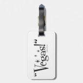 "Vegas!" RetroLV.Com-Bagagelabel Bagagelabel (Achterkant verticaal)