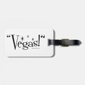 "Vegas!" RetroLV.Com-Bagagelabel Bagagelabel