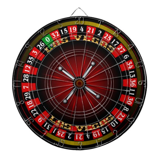 Vegas Roulette Wheel V-2 Dartbord (Voorkant)