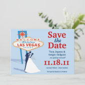 Vegas Save the Date. Save The Date (Staand voorkant)