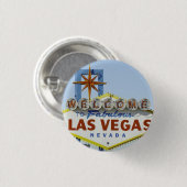 Vegas Sign Daytime Ronde Button 3,2 Cm (Voorkant /achterkant)
