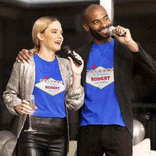 Vegas Sign Grappige naam en titel T-shirt