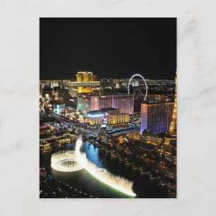 Vegas Skyline Briefkaart