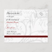 Vegas Sla de datumaankondiging op Aankondigingskaart (Achterkant)