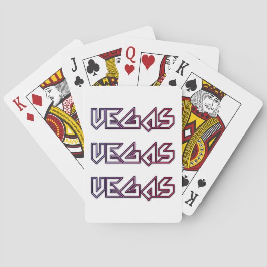 Vegas speelkaarten, te koop! speelkaarten (Achterkant)