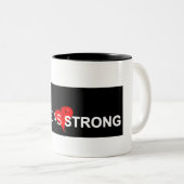 Vegas Strong Black Two Tone Coffee Mok (Voorkant rechts)