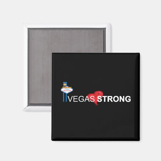 Vegas Strong Souvenir Magnet (Recto/Verso)