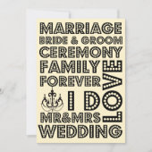 Vegas Style Mariage Invitations (Devant)