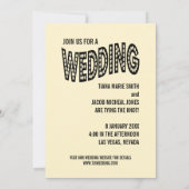 Vegas Style Mariage Invitations (Dos)