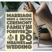 Vegas Style Mariage Invitations