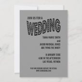 Vegas Style Mariage Invitations (Dos)
