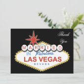 Vegas thema Bedankt voor je creditcard (Staand voorkant)