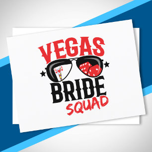 Vegas Trouw Bruidsmeisjes Team Vegas Bachelorette Briefkaart