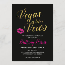 Vegas voor Vows Bachelorette Itinerary Programma
