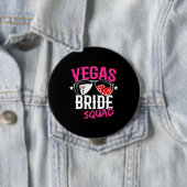 Vegas Weddenschap Bachelorette Squad Vegas Ronde Button 4,0 Cm (In situ)