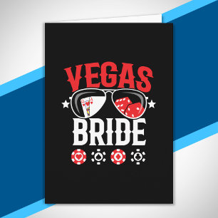 Vegas Wedding - Bride - Vegas Bachelorette Party Kaart