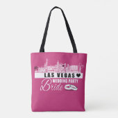 Vegas Wedding Gift Ideas - Bride Wedding Bag Draagtas (Achterkant)