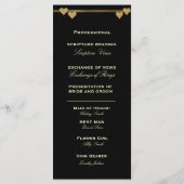 Vegas Wedding Program Sjabloon (Achterkant)