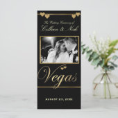 Vegas Wedding Programme Modèle (Debout devant)