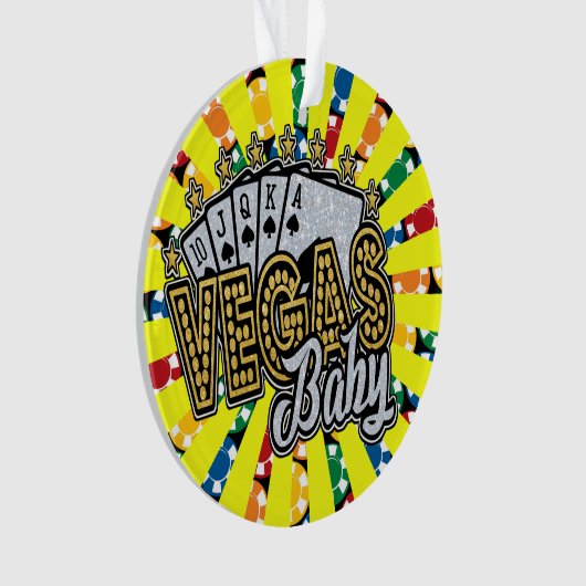 VEGAS - Zie Achterzijde Ornament (voorkant)