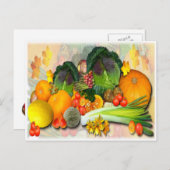 VÉGÉRABLES D'AUTOMNE ~ Carte postale (Devant / Derrière)
