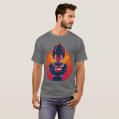 vegeta retro t-shirt (Voorkant volledig)