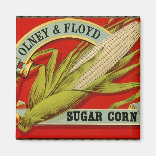 vegetabel, Olney & Floyd Sugar Corn Magneet (Voorkant)