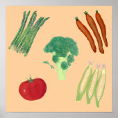 Vegetable Assortment Custom Posters (Voorkant)