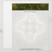 Vegetable Cell - Fractal Art Custom Briefhoofd (Voorkant / Achterkant)