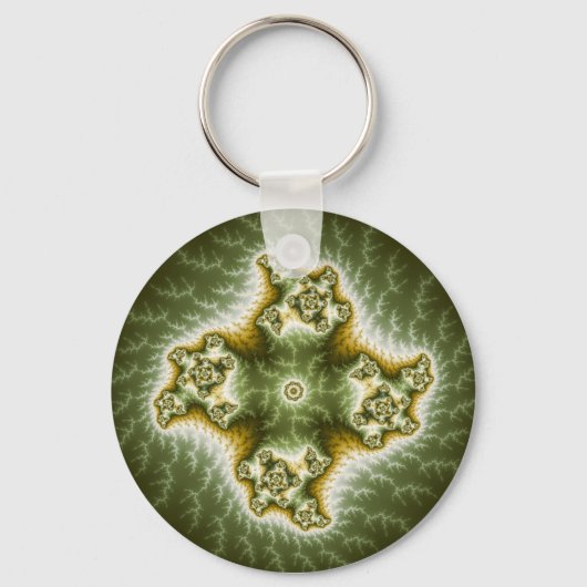 Vegetable Cell - Fractal Art Sleutelhanger (Voorkant)