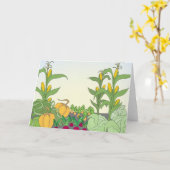 Vegetable Garden Kaart (Gele Bloem)