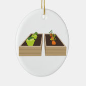 Vegetable Garden Keramisch Ornament (Rechts)