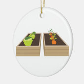 Vegetable Garden Keramisch Ornament (Links)