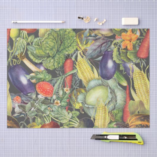 Vegetable Garden Menagerie Tissuepapier (Craft)