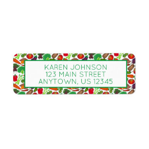 Vegetable Garden Produce Greenmarket Veggies Etiket