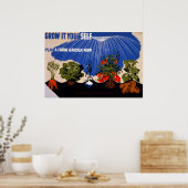 Vegetable Garden Vintage Poster (Keuken)