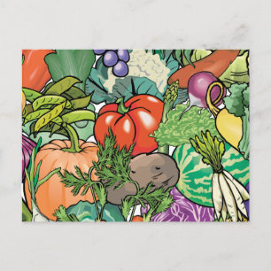 Vegetable Gardener Briefkaart