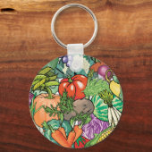 Vegetable Gardener Sleutelhanger (Voorkant)