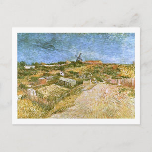 Vegetable Gardens in Montmartre Van Gogh Fine Art Briefkaart