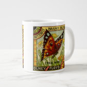 "Vegetable Label Art", "Butterfly Brand Bans" Jumbo Mok (Voorkant rechts)