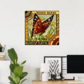  "Vegetable Label Art", "Butterfly Brand Bans" Poster (Thuiskantoor)