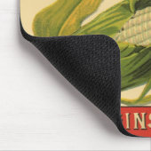 "Vegetable Label Art", geen van deze suikermaïs Muismat (Hoek)