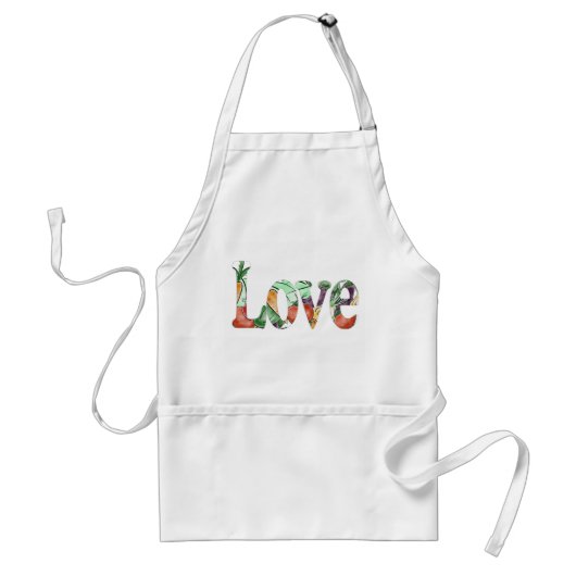 Vegetable Love Apron Standaard Schort (Voorkant)